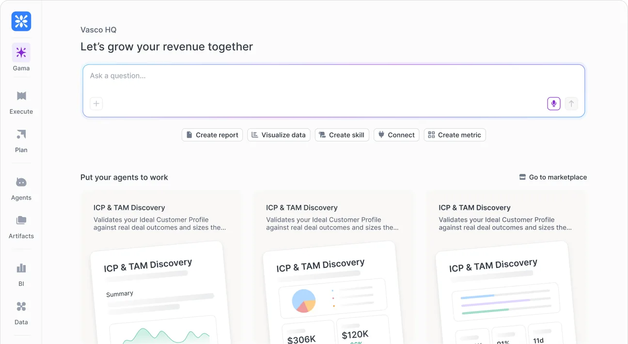 Vasco product — Create
